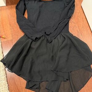 Elegant Black Long Sleeve Dress